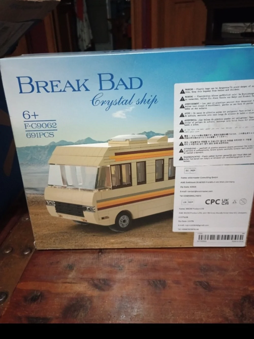 Breaking bad Crystal ship leggo like building blocks set